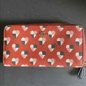 Coach Zip Around Wallet